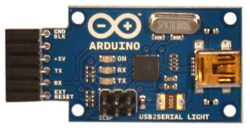 The Arduino USB Serial Light adapter
